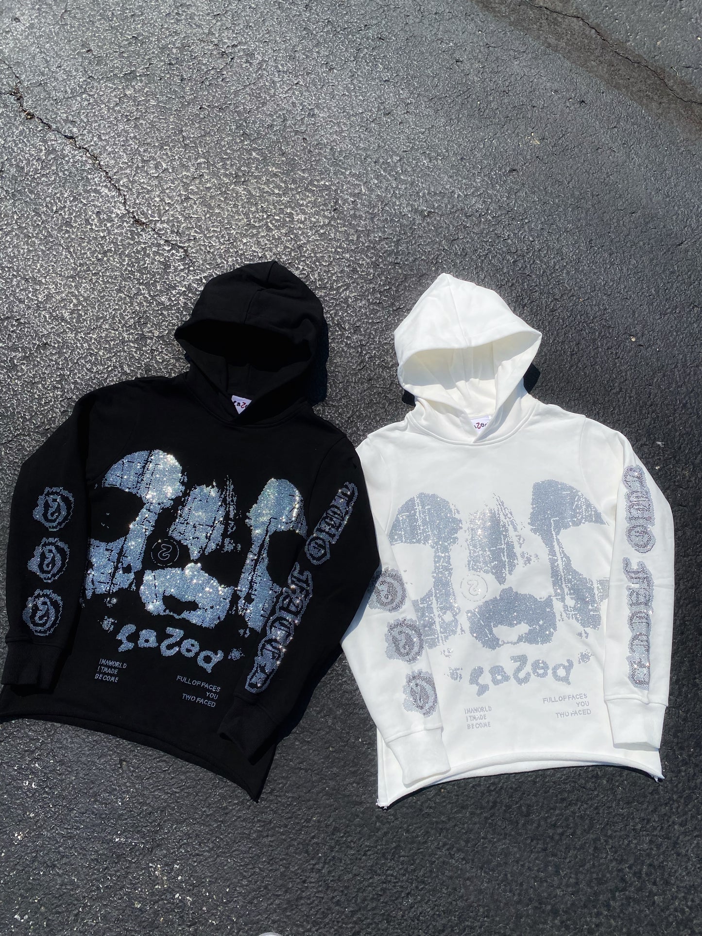 FA2ED EDGE CUT HOODIE WHITE